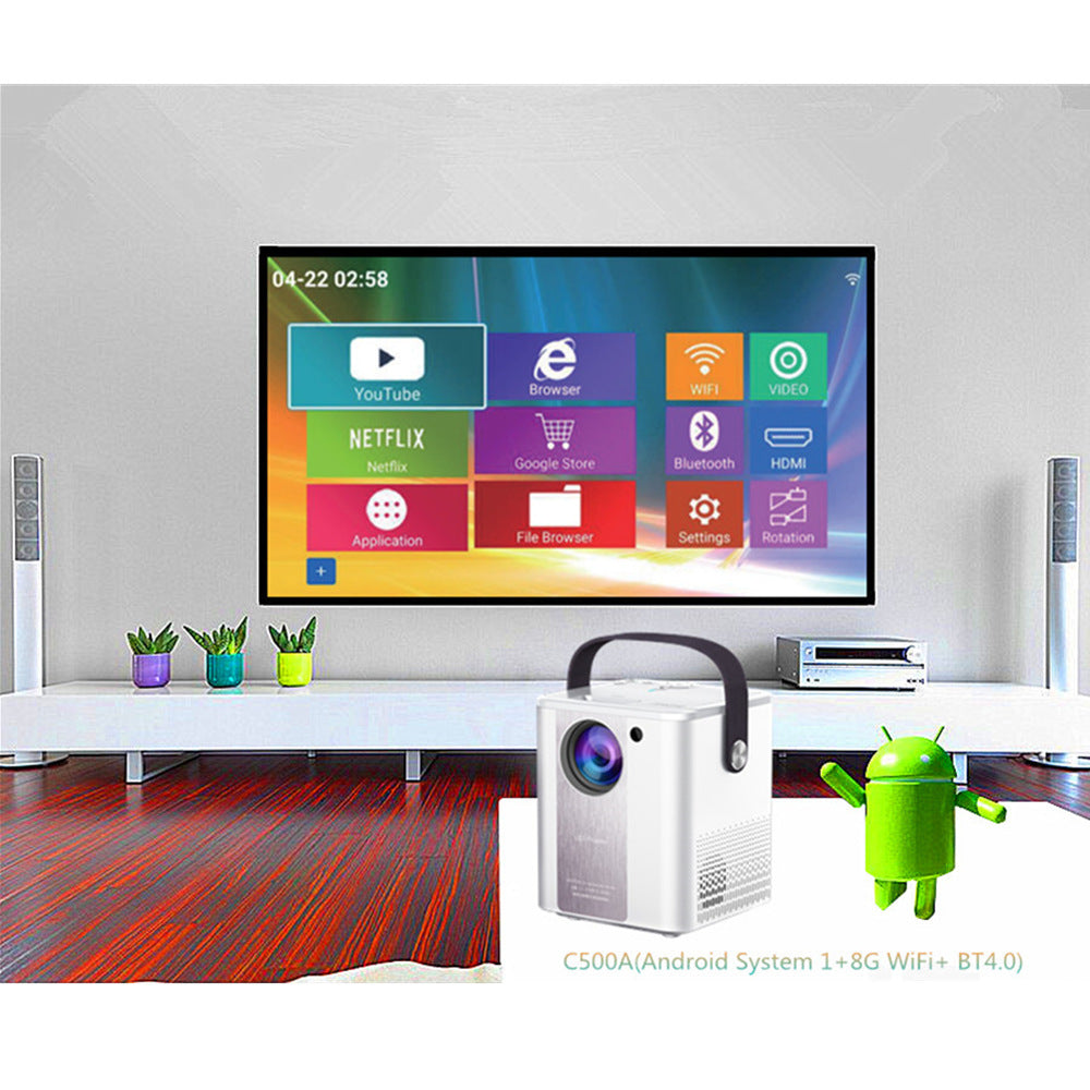 C500 Portable Projector – Movie Nights Made Simple & Fun