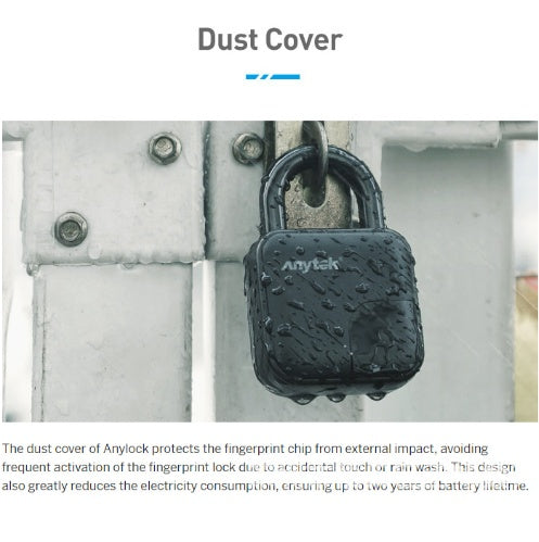 Smart L3 Fingerprint Padlock – Waterproof, Keyless Security