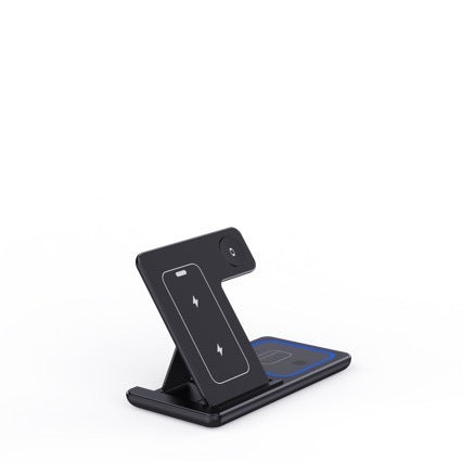 15W 3-in-1 LED Fast Wireless Charger Stand – Phone + Watch + AirPods