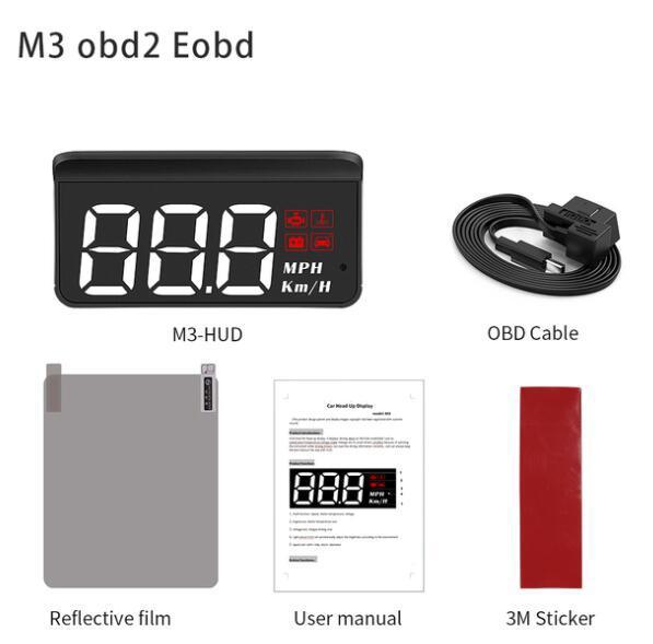 M3 HUD Projector in Your Sightline  — Drive Safely, See Clearly